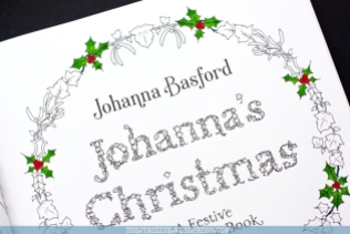 Krāsojamā grāmata pieaugušajiem Johanna's Christmas - titulbilde
